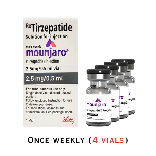 TIRZEPATIDE MOUNJARO ELI LILLY 2.5MG | 4 VIALS INJECTION