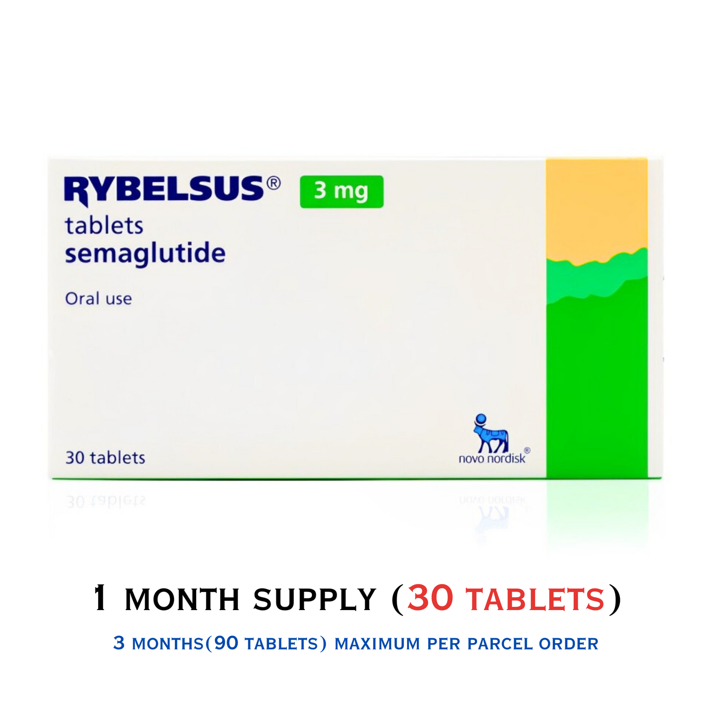 SEMAGLUTIDE RYBELSUS NOVO NORDISK 3MG | 30 Tablets