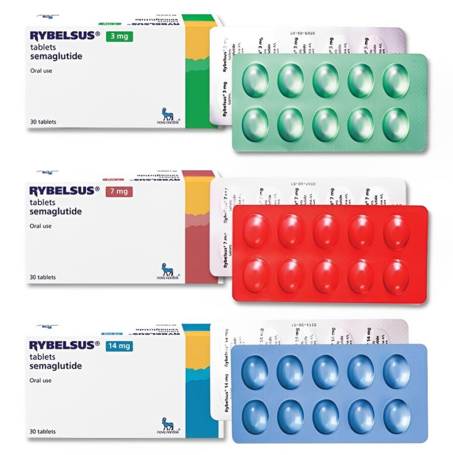 SEMAGLUTIDE RYBELSUS NOVO NORDISK 3MG | 30 Tablets