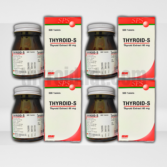 Thyroid-S (60MG) 2,000 tablets | 4 bottles