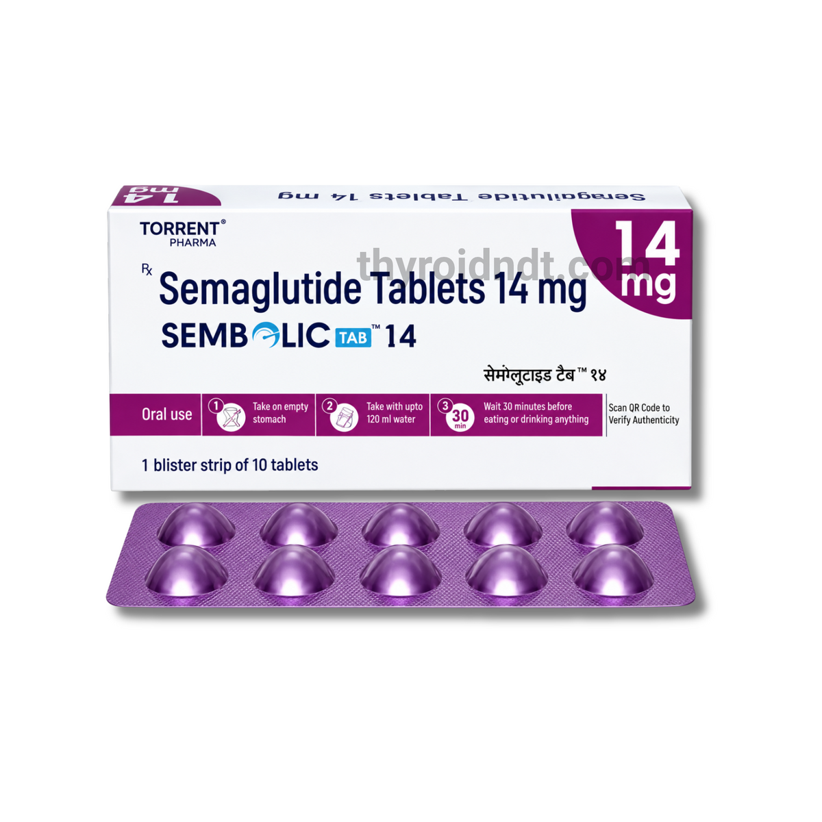 GENERIC RYBELSUS SEMAGLUTIDE SEMBOLIC | 30 tablets